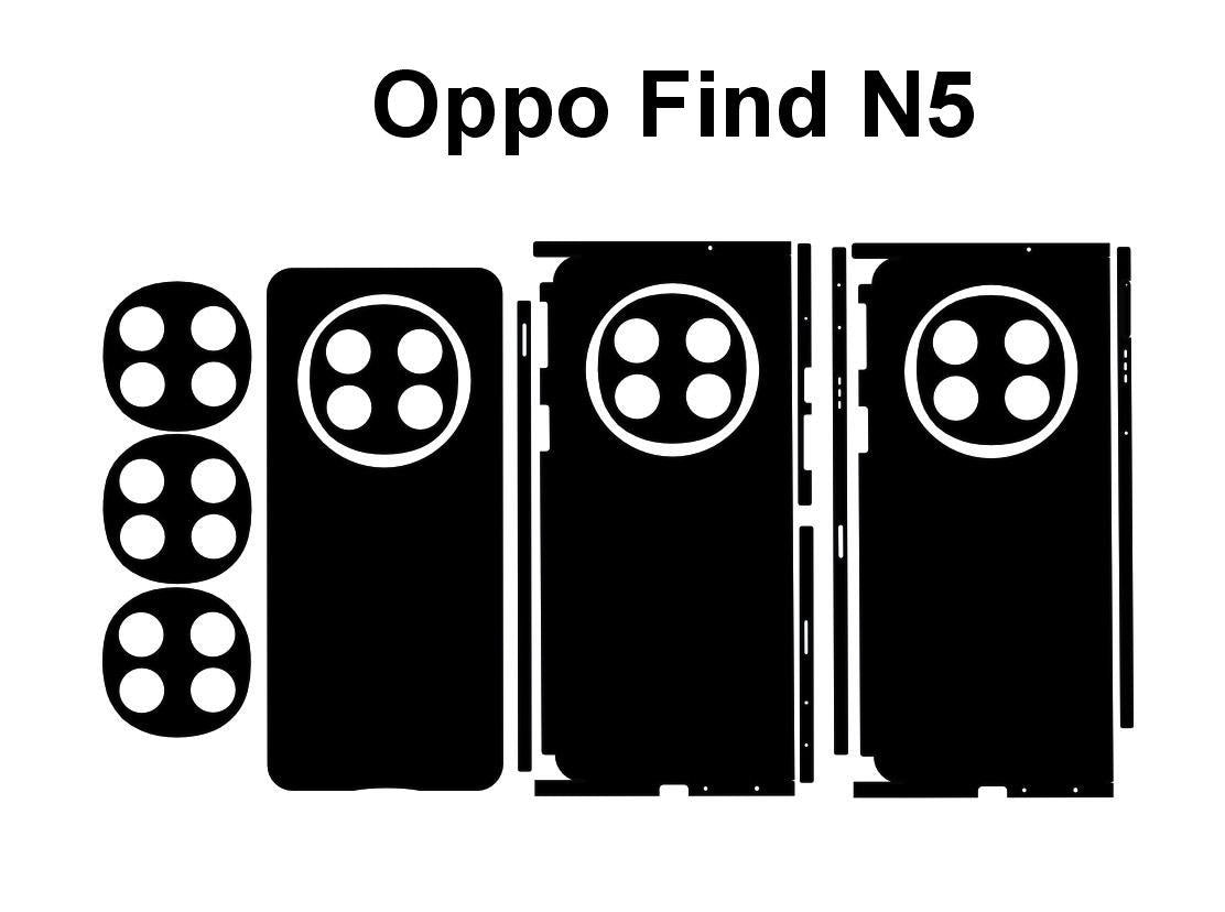 Oppo Find N5 Skin Vector Cut Files Svg Dxf SVG Decal Template Digital