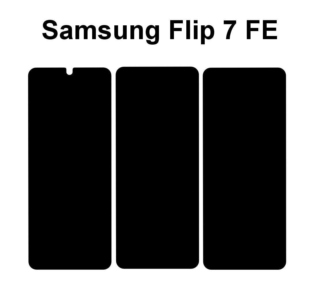 Galaxy Z Flip 7 FE SVG Cut File: Phone Case Template (Digital Download