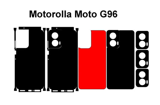 Motorola G96 & G56 Skin Vector Template Cut Files Svg Dxf Png Digital Downloads