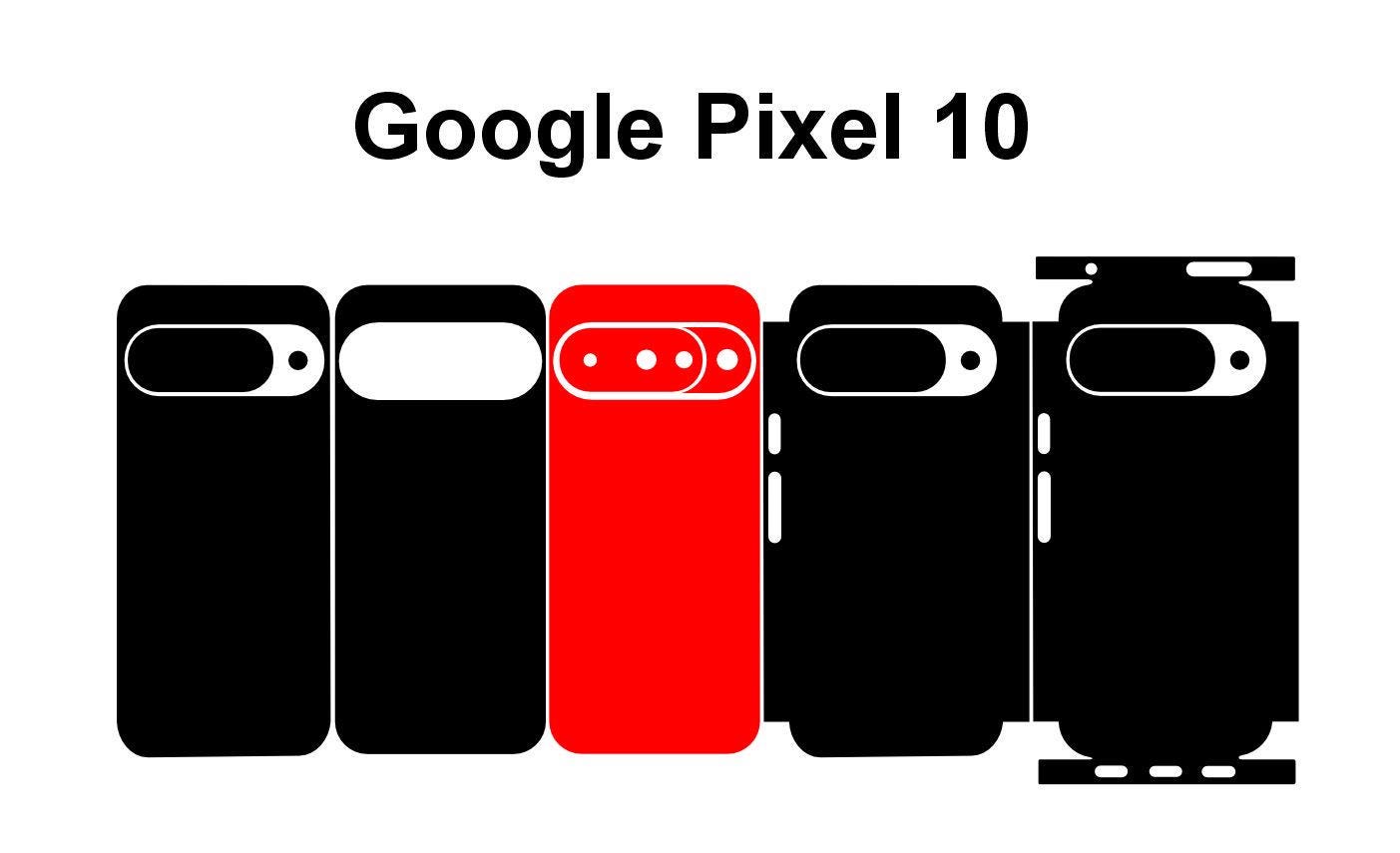 Google Pixel 10,10Pro,10XL Series Bundle Templates Vector Cut Files Svg Dxf