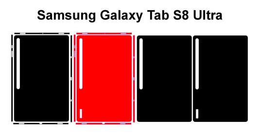 Samsung Galaxy Tab S8 Ultra Skin Template SVG (Cut Files)
