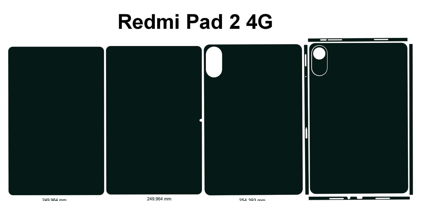 Xiaomi Redmi Pad 2 & K80 Ultra Skin Vector Cut Files SVG Instant Digital