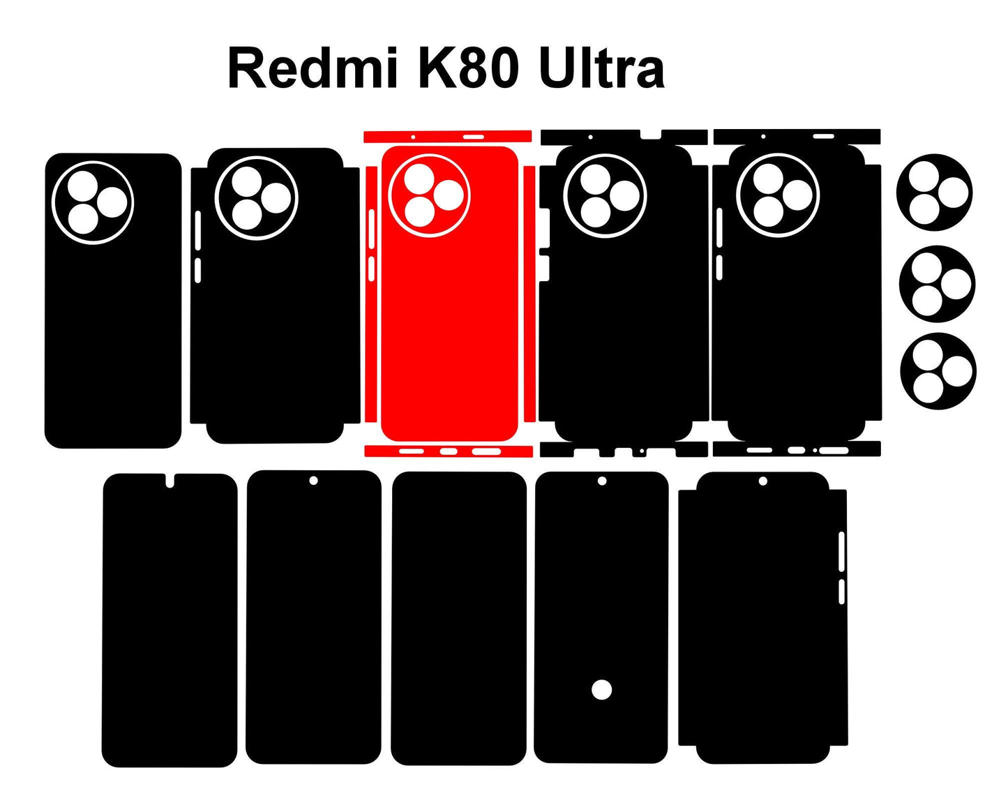 Xiaomi Redmi Pad 2 & K80 Ultra Skin Vector Cut Files SVG Instant Digital