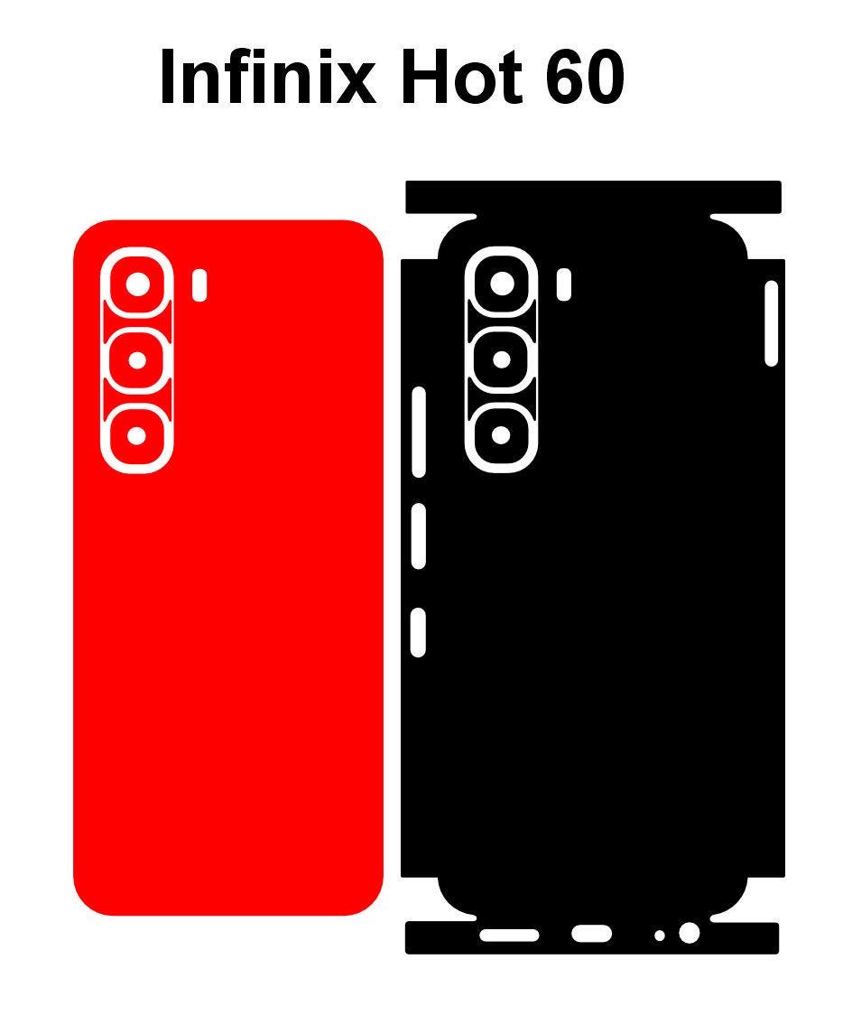 Infinix Hot 60i & 60 5g Skin Vector Template Cut Files Svg