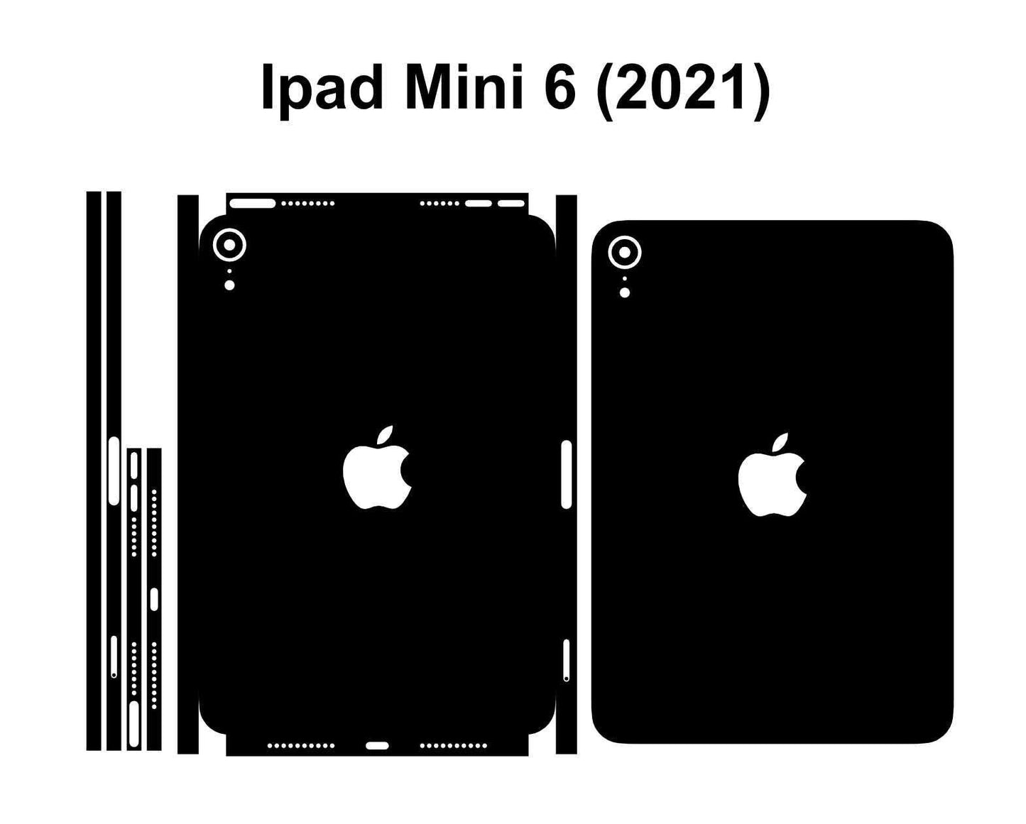 iPad mini 6 (2021) Vector Cut Templates (SVG Digital Files)