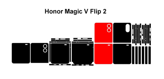 Honor Magic V Flip 2 Skin Vector Template: SVG DXF PNG Cut Files
