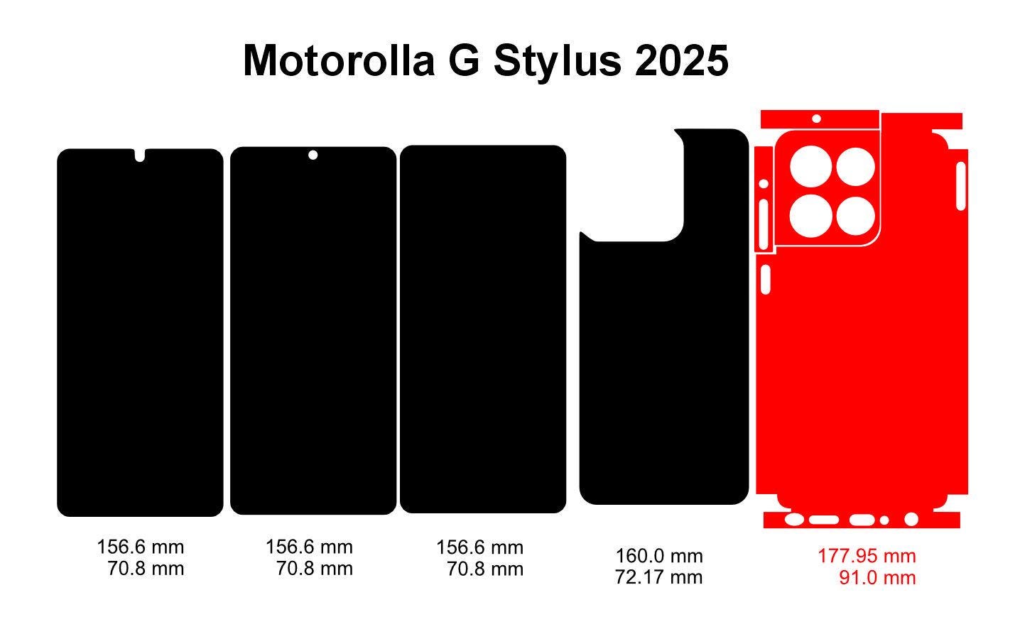Motorola Edge Stylus & Edge 5G 2025 Cut Files Svg Dxf Instant Digital Download Crafting