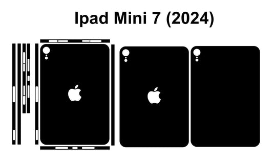 iPad Mini 7 Vector Cut Files: 2024 SVG DXF Templates (Digital Download