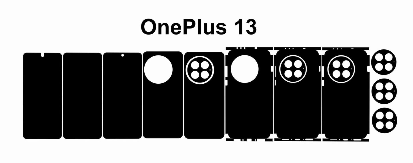 Oneplus 13R & 13  Vector Cut files Template DIY Craft Files Instant Digital Download