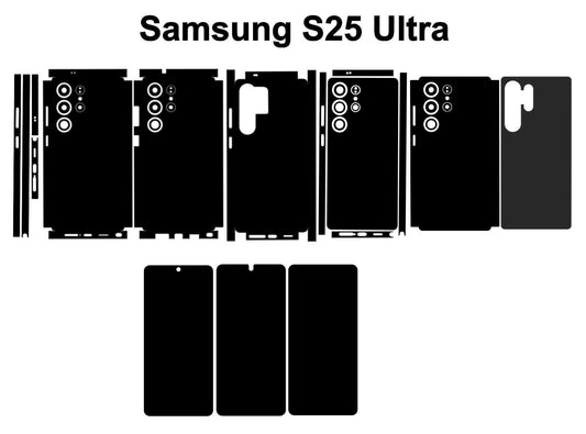 Samsung Galaxy S25 Ultra 5G Skin Template: Vector Files & Die Cut Layout