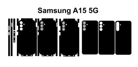 Samsung Galaxy A15 5G Skin Template: SVG DXF Cut Files