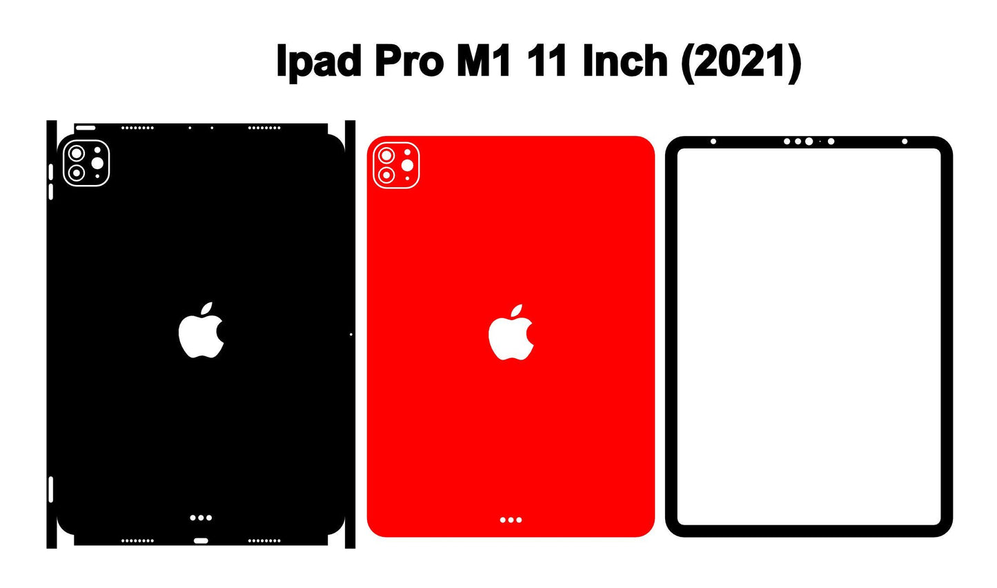 iPad Pro 11 & iPad 10.2 Skin Vector Files: Customizable Templates