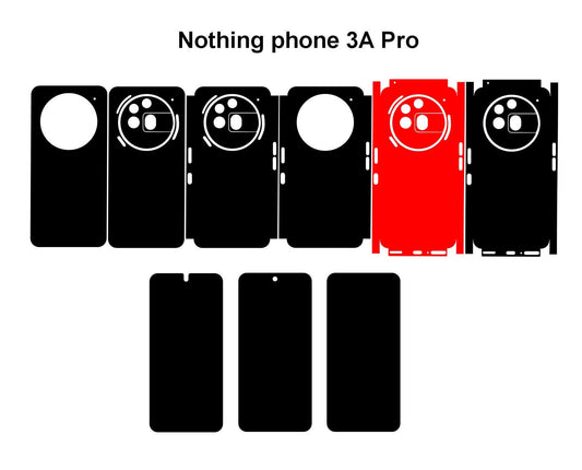 Nothing Cmf Phone 1 & 3A Pro Skin Vector Template Cut Files Svg Dxf Png