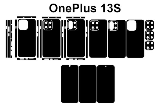 OnePlus 13s,13T Skin Template Precise Cut Vector (SVG DXF Files) Digital Instant Download