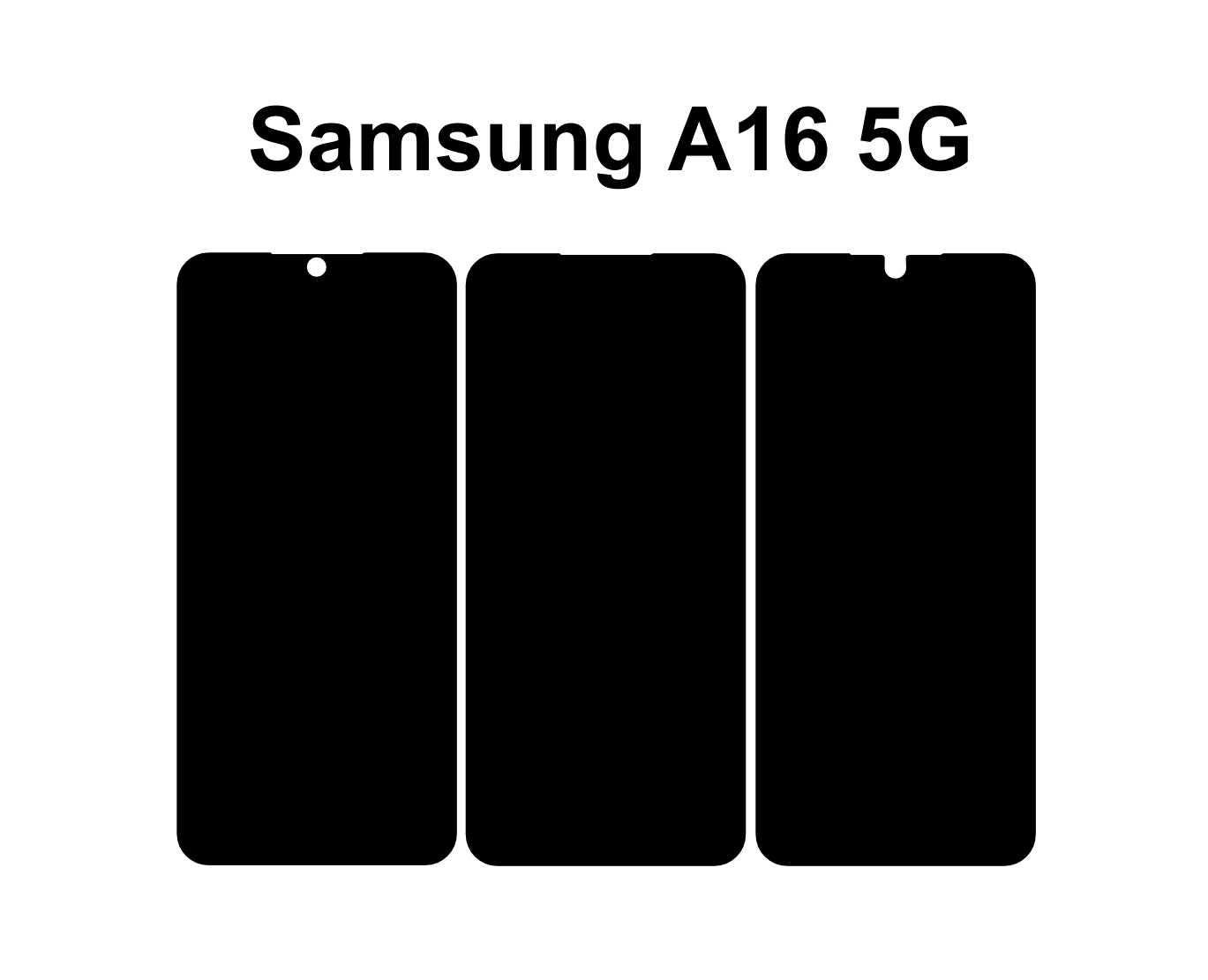 Samsung Galaxy A16 5G Skin Template: Phone Wrap Vector Cut Files