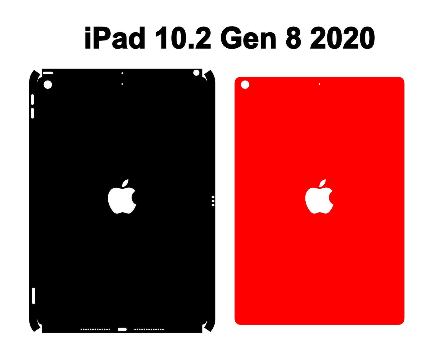 iPad Pro 11 & iPad 10.2 Skin Vector Files: Customizable Templates