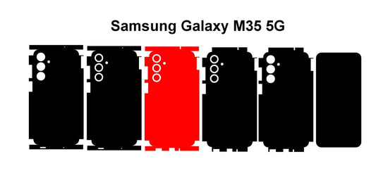 Samsung Galaxy M35 & M15 5G Skin Vector Cut Files: DIY Mobile Wrap Designs