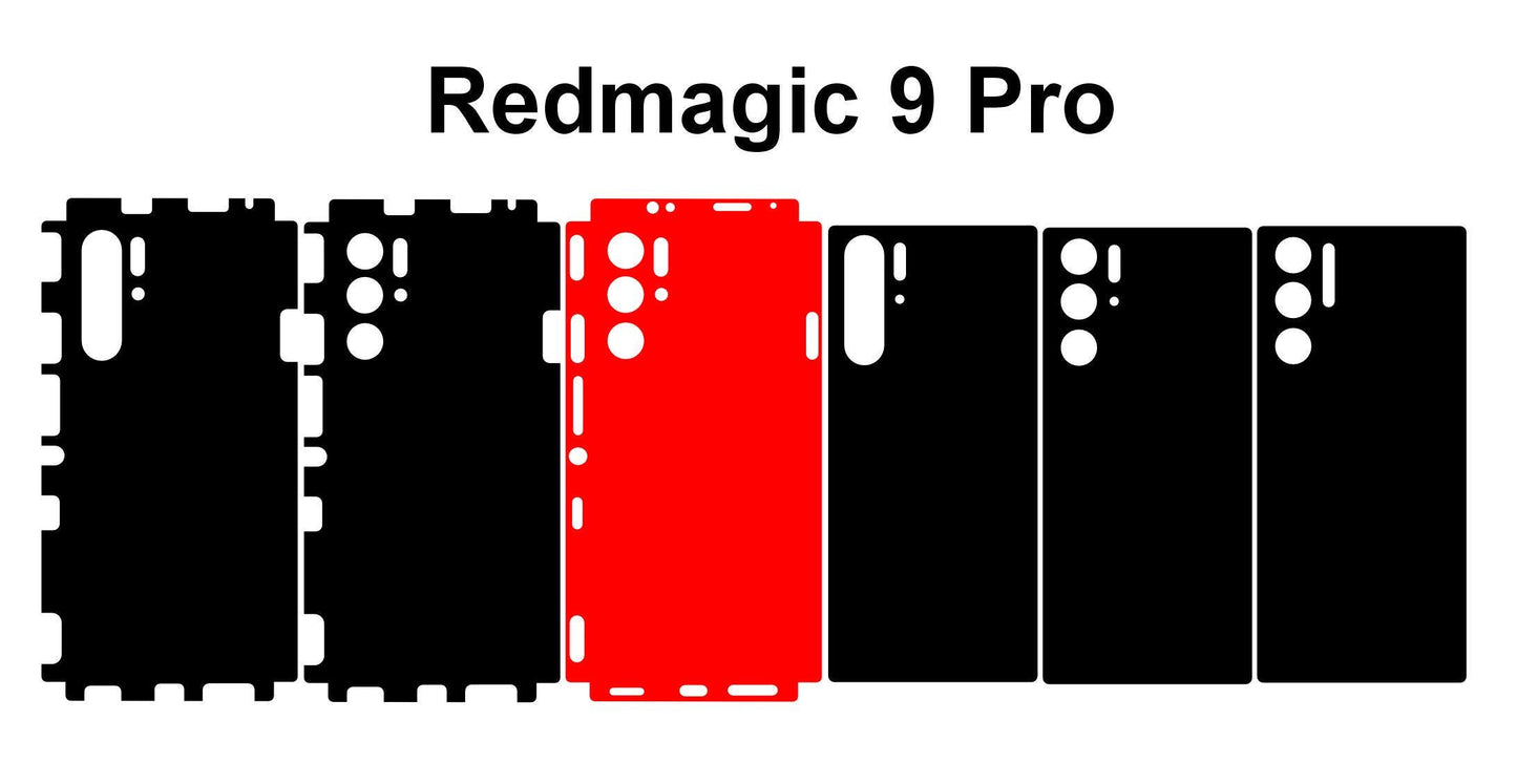 ZTE Nubia RedMagic 9 Pro+ & Pro Skin Vector Templates Cut Files Instant Digital Download
