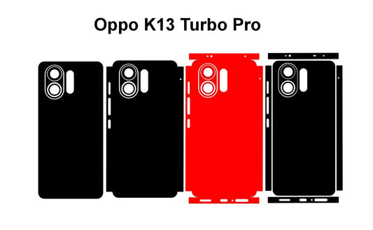 Oppo K13 ,Turbo Pro, & Pro Skin Vector Template Cut Files Svg Dxf Png