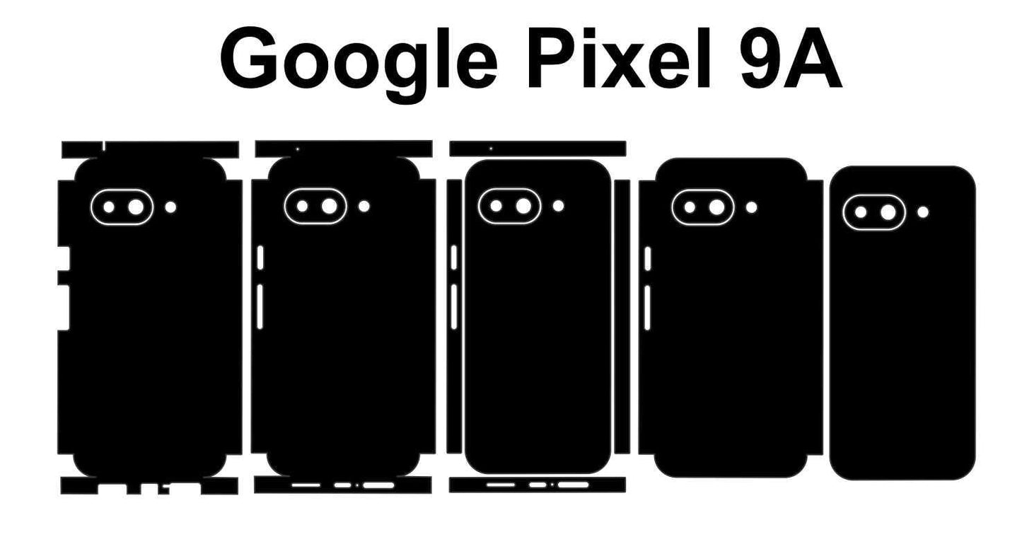 Google Pixel 9a Skin Vector Cut Files: Custom Phone Decal SVG (Instant Download)