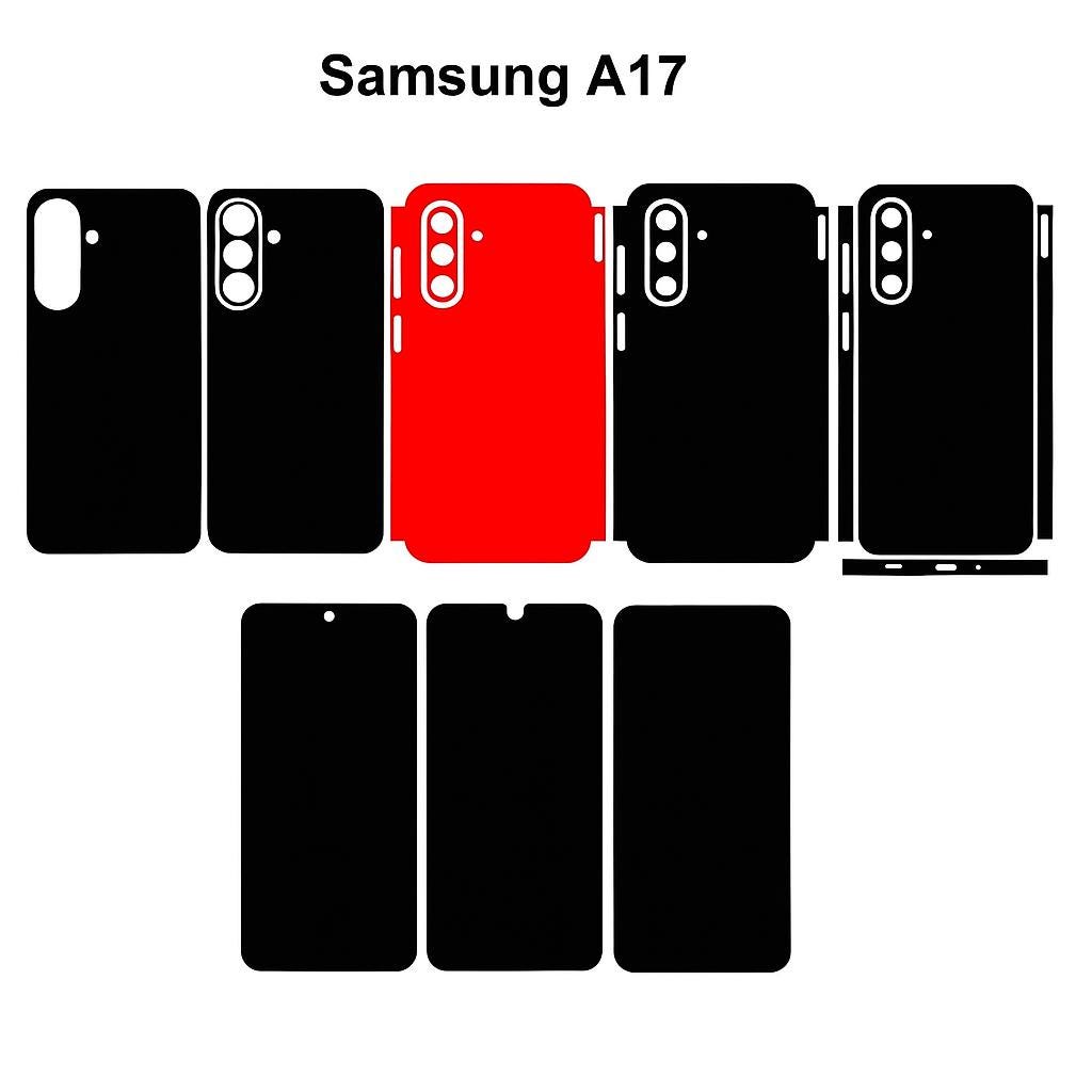 Samsung Galaxy A17 5G Skin Template Vector Cut Files SVG DXF Instant Digital Download
