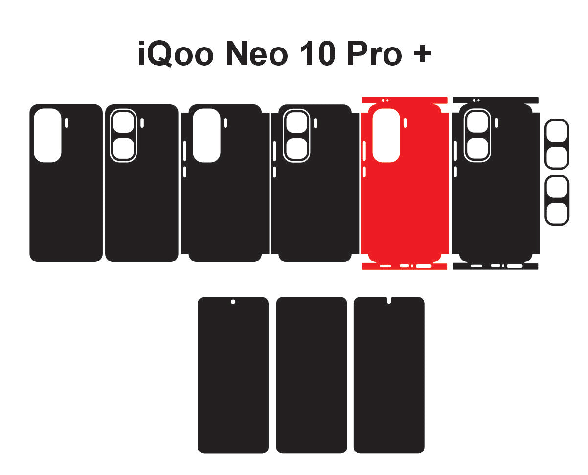 Vivo Y19s Pro & iQoo Neo 10 Pro + Skin Vector Template Cut Files Svg Dxf